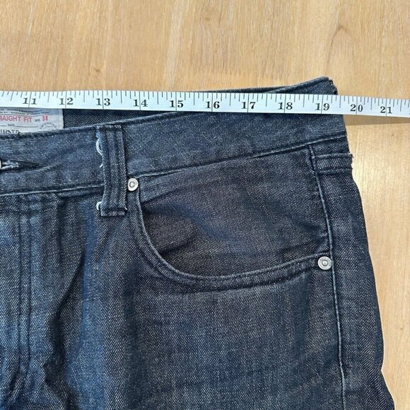 Ecko Unltd Jeans Mens 38x30 Black Straight Fit Denim Normcore Y2K Loose Fit USA - Picture 9 of 11